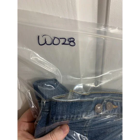 Levi Strauss Signature Denim Blue Jean Youth Button-up Jacket Large (L) - Picture 13 of 13